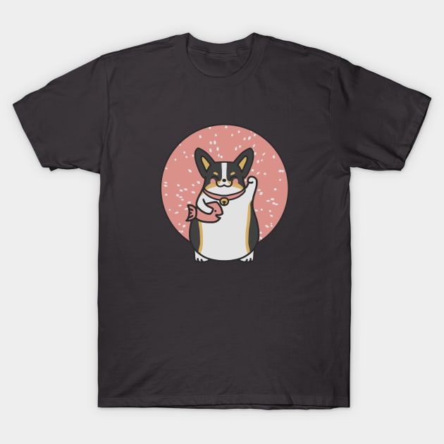 Lucky Corgi T-Shirt by CorinnaSchlachter